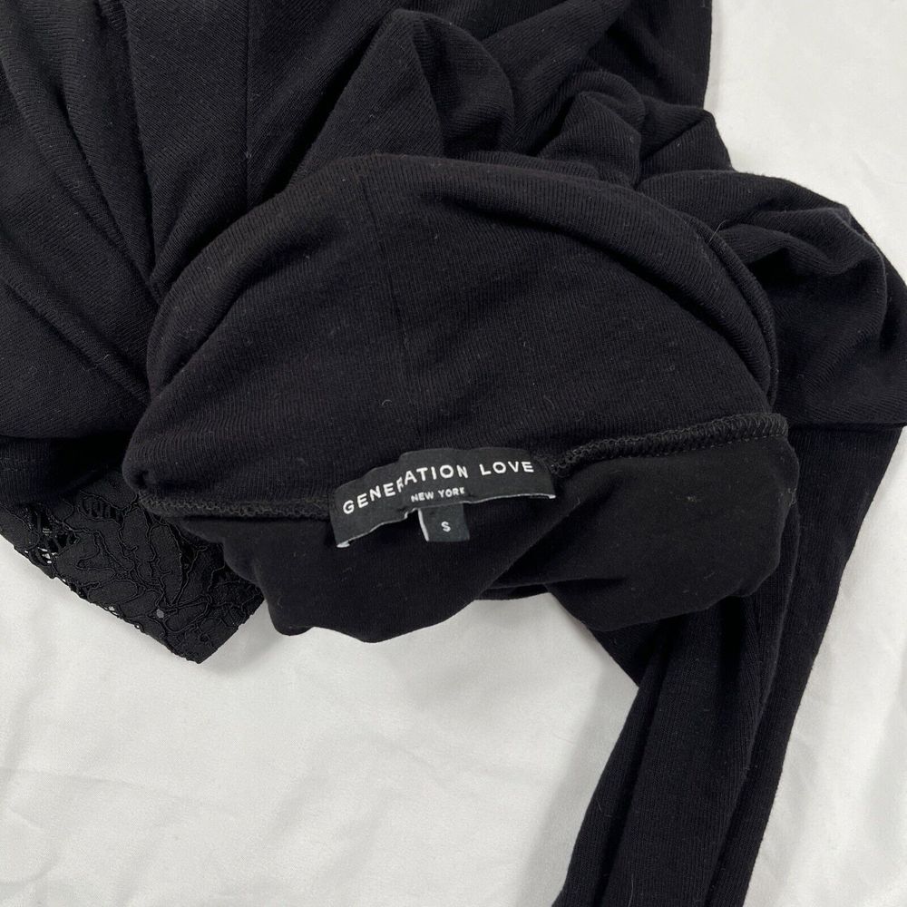 Generation Love Black Double Layer Turtleneck Lon… - image 6